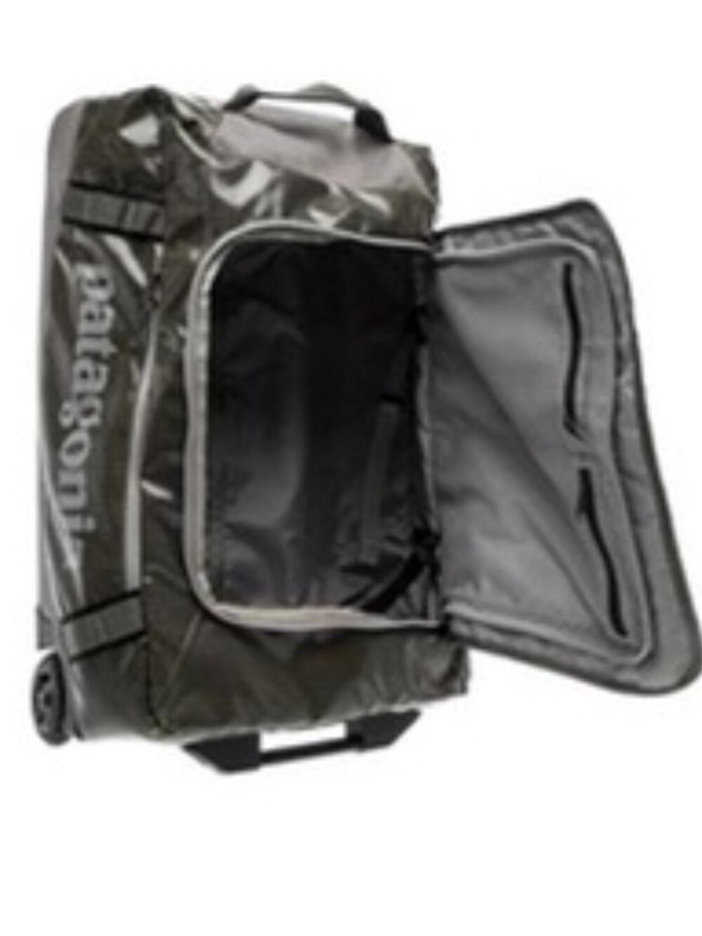 Patagonia 40L Black Hole Wheeled Duffel Rolling Carry-On Luggage Gray
